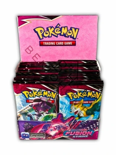 Колекційна карта Pokemon Fusion Strike 1 пакет з 10 карт Abbey Game