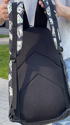 Принтовий функціональний рюкзак School класичної форми з великою кількістю відділень на  30л, фото 2