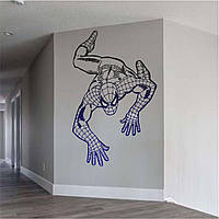 Трафарет для покраски, Человек-паук, одноразовый из самоклеящейся пленки 150 х 95 см