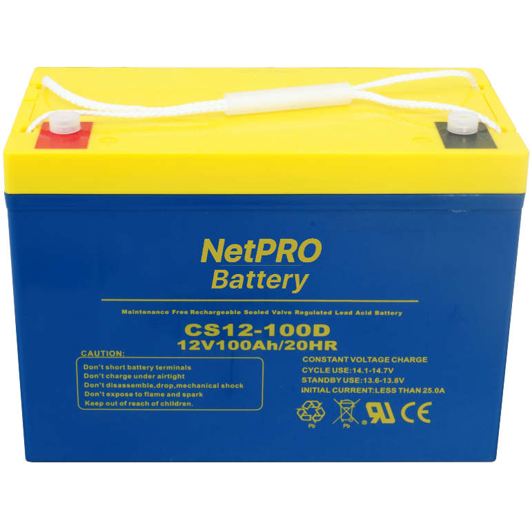 Акумулятор AGM 100 Аг AGM NetPRO CS12-100D Гелевий тип