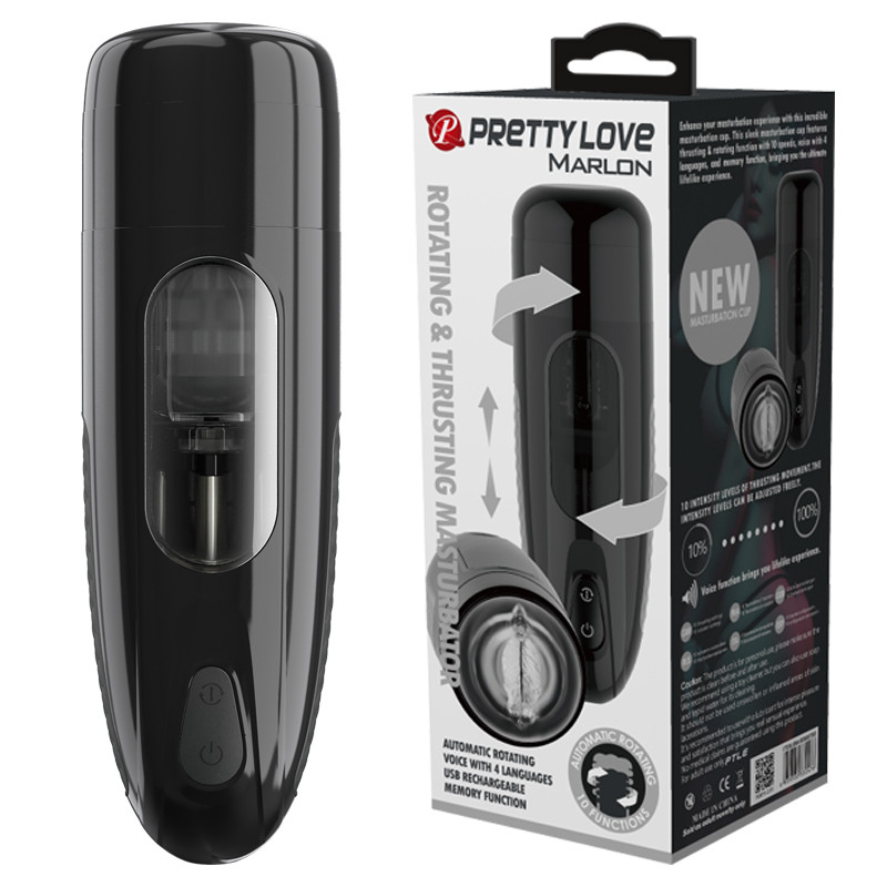 Мастурбатор - Pretty Love Marlon Rotating & Thrusting Masturbator, фото 1