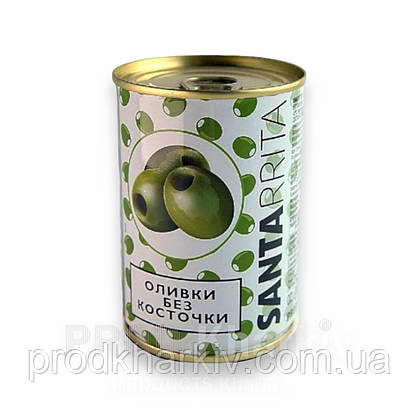 Оливки Santarrita без кісточки жб 280мл, фото 3