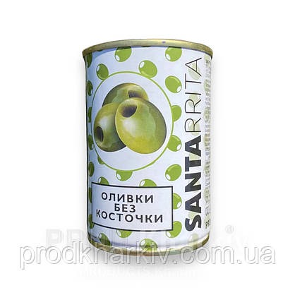 Оливки Santarrita без кісточки жб 280мл, фото 2