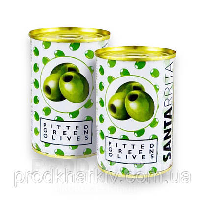 Оливки Santarrita без кісточки жб 280мл, фото 5