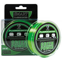 Волосінь Smart Green Power Fluorine 300m 0.28mm 7.4kg зелений