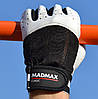 Рукавички для фітнесу MadMax MFG-248 Clasic White XXL, фото 9