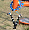 Скакалка швидкісна PowerPlay 4202 Ultra Speed Rope Синя (2,9m.), фото 8