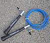 Скакалка швидкісна PowerPlay 4202 Ultra Speed Rope Синя (2,9m.), фото 7