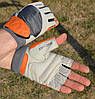 Рукавички для фітнесу MadMax MFG-850 Crazy Grey/Orange XXL, фото 9