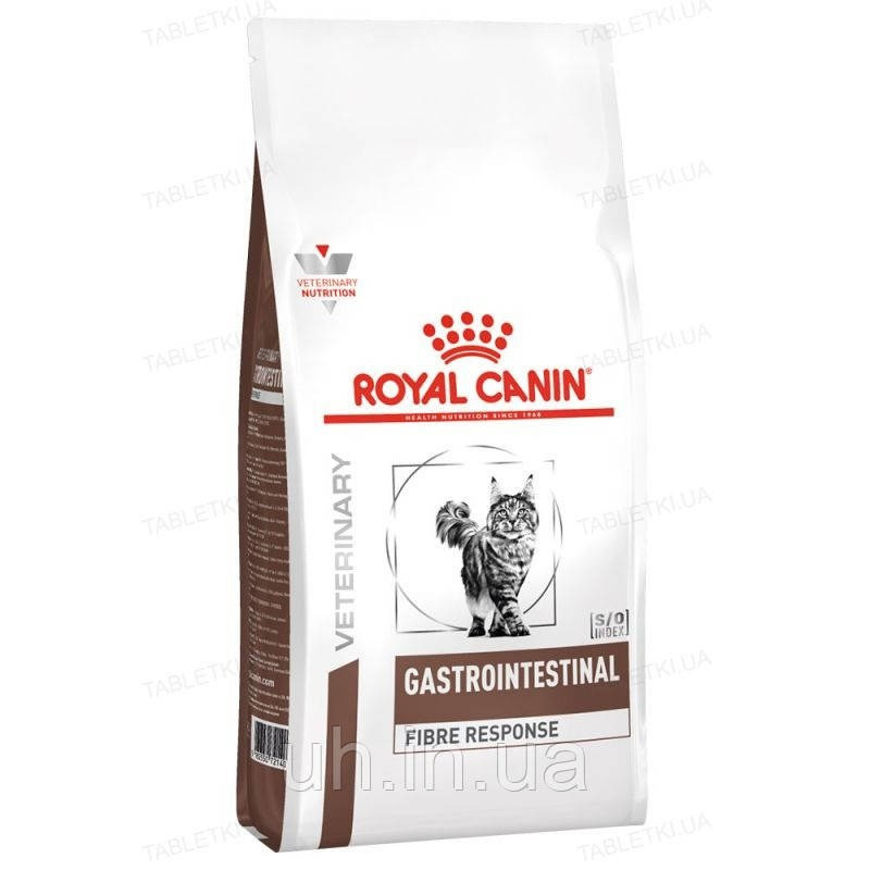 Royal Canin Gastro Intestinal Fibre Response сухий лікувальний корм для котів при розладах травлення від 1 року, 2КГ