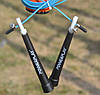 Скакалка швидкісна PowerPlay 4202 Ultra Speed Rope Бірюзова (2,9m.), фото 7