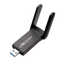 Високошвидкісний адаптер Wі-Fі USB Adapter Dual Band 802.11 AC 1300Mbps