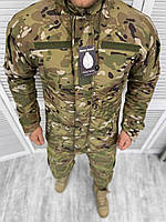 Зимовий бушлат Single Sword мультикам, армійська куртка на флісі мультикам ЗСУ, куртка сінглсворд мультикам
