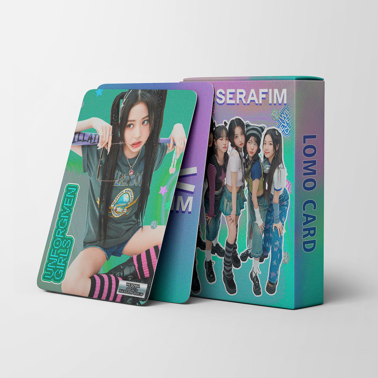 Ломо карти • Le Sserafim • Unforgiven • 50 шт • №1 ®