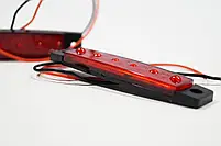 Габарит LED (NTK) 12v 6-діодний червоний, фото 3