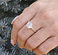 Кільце Срібне З Фіанітом, фото 8