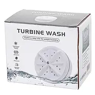 Портативна ультразвукова міні пральна машинка Turbine Wash 523-1 від USB юсб та повербанка, фото 8