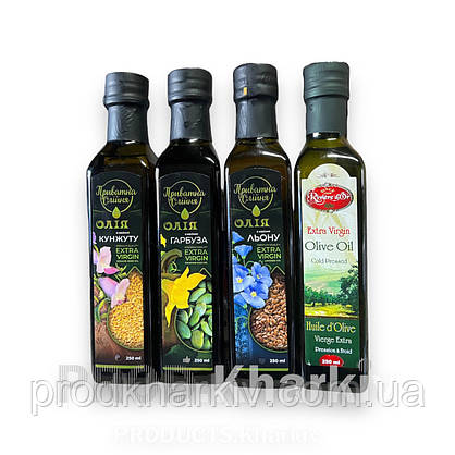 Олія Кунжутна Приватна-Олійня Extra Virgin 250ml (Скло), фото 4