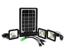 Зарядна станція CCLAMP Cl-06A Solar PowerBank три світильники повербанк сонячна панель