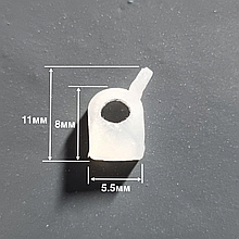 Ущільнювач 11x5.5x8мм для вакуумного пакувальника Henkelman, Tepro, Orved, Lavezzini, Apach, Valko