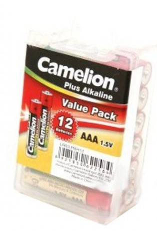 Батарейка CAMELION Plus Alcaline AAA/LR03 (12шт)