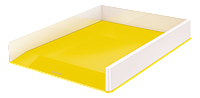 Лоток горизонтальний Leitz WOW Duo Colour, жовтий, арт.5361-10-16