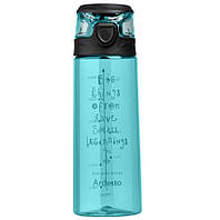 Спортивная бутылка для воды с крышкой 700 мл ARDESTO пластиковая, голубая - Бутылки для воды