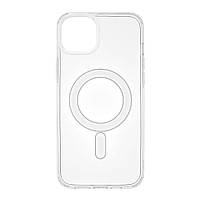 Чехол для iPhone 15 Plus TPU Clear Case with Magsafe Цвет Transparent