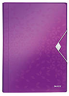 Папка з відділеннями Leitz WOW, A4 PP, колір "фіолетовий металік", арт.45890062