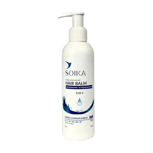 Кондиціонувальний бальзам для волосся SOIKA Зволоження та відновлення, 200 мл, фото 1