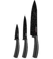 Набор кухонных ножей 3 предметов черные, нержавейка, ARDESTO - Набор ножей для кухни