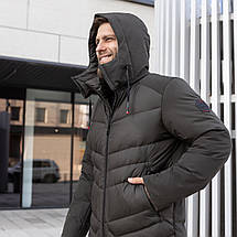 Зимова чоловіча куртка Vavalon KZ-225 khaki, фото 3