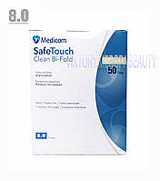 Перчатки латексные Medicom SafeTouch Clean Bi-Fold стерильные хирургические без пудры, размер 8.0