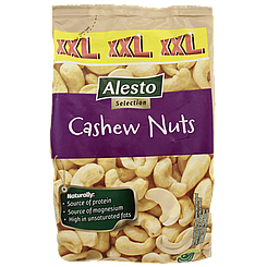 Горішки кеш`ю Алесто Alesto cashew XXL 500g 12шт/ящ (Код: 00-00015154)