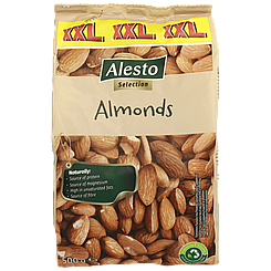 Горішки мигдаль Алесто Alesto Аlmonds XXL 500g 12шт/ящ (Код: 00-00015173)