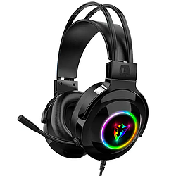 Ігрові геймерські навушники з мікрофоном і підсвіткою G613 RGB Gaming Чорний