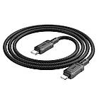 Кабель USB-C to Lightning HOCO X94 Leader PD charging data Black 1m