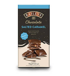 Baileys Milk Chocolate Bar Salted Caramel Молочний шоколад з трюфельною начинкою Baileys солона карамель 90g