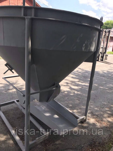 Бадья для бетона БН-1.5 (куб.м), сталь (ID#1253178432), цена: 23600 ...