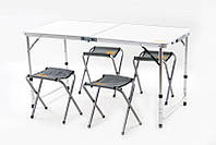 9 УЦЕНКА Комплект мебели для пикника Сила - 5ед 960701 (проломан стол 9см)