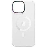 Чохол для смартфона AG Glass Sapphire MagSafe Logo for Apple iPhone 14 Pro White