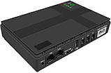 Джерело безперебійного живлення GreenVision DC-1036P 36W, 10400mAh, 5V/9V/12V Повербанк ДБЖ / Безперебійник, фото 5
