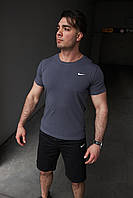 Комплект Nike футболка графит + шорты SND