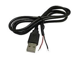 Кабель USB 2.0 - 1м (95см) чорний