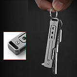 Скальпель складний брелок + 10 лез з швидким відкриттям, фото 10