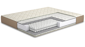 Ортопедичний матрац АЙРІШ ПЛЮС 160х200 з незалежними пружинами з Ефектом Зима/Літо від Матролюкс