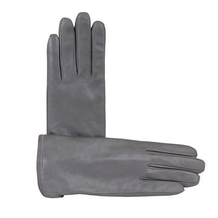 Рукавички шкіряні жіночі 2532-grey, фото 1