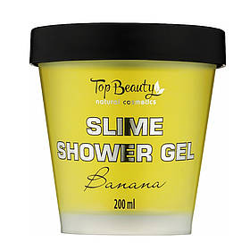 Гель-слайм для душу Top Beauty Slime Shower Gel Banana 200 мл