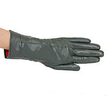 Рукавички шкіряні жіночі 229-L-green, фото 4