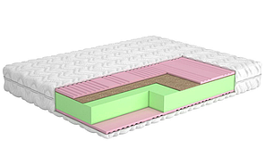 Матрац Лілак 160х200 безпружинний з ортопедичною піною від Матролюкс